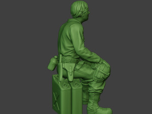 american tank crew unit ww2 sit atc1 3D प्रिंट मॉडल