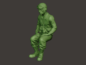 american tank crew unit ww2 sit2 atc1 3D Print Model