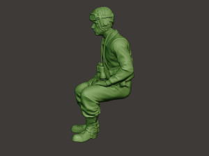 american tank crew unit ww2 sit2 atc1 3D Print Model