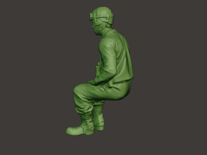 american tank crew unit ww2 sit2 atc1 3D Print Model