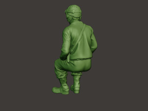 american tank crew unit ww2 sit2 atc1 3D Print Model