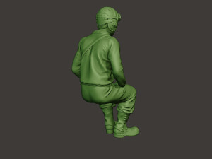 american tank crew unit ww2 sit2 atc1 3D Print Model