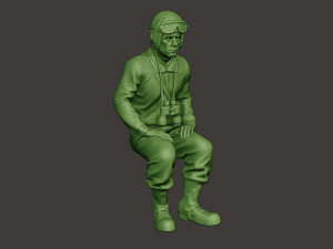 american tank crew unit ww2 sit2 atc1 3D Print Model