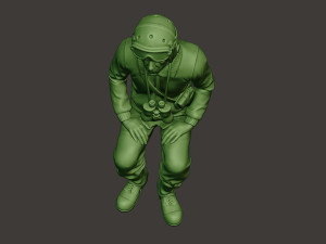 american tank crew unit ww2 sit2 atc1 3D Print Model