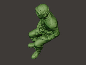 american tank crew unit ww2 sit2 atc1 3D Print Model