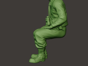 american tank crew unit ww2 sit2 atc1 3D Print Model