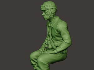 american tank crew unit ww2 sit2 atc1 3D Print Model