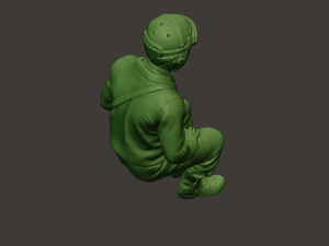 american tank crew unit ww2 sit2 atc1 3D Print Model