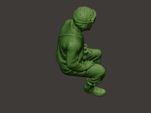 american tank crew unit ww2 sit2 atc1 3D Print Model