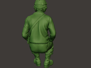 american tank crew unit ww2 sit2 atc1 3D Print Model