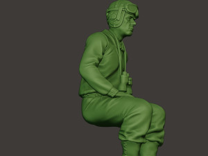american tank crew unit ww2 sit2 atc1 3D Print Model
