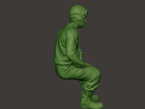 american tank crew unit ww2 sit2 atc1 3D Print Model