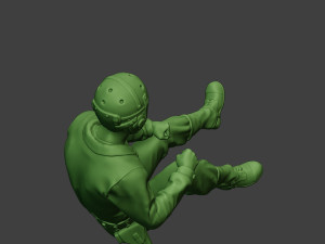 american tank crew unit ww2 sit3 atc1 3D Baskı Modeli
