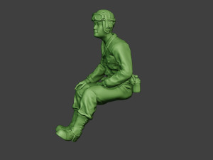 american tank crew unit ww2 sit4 atc1 Model Cetak 3D