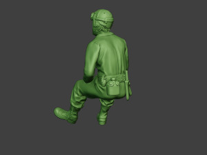 american tank crew unit ww2 sit4 atc1 Model Cetak 3D