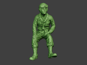 american tank crew unit ww2 sit4 atc1 Model Cetak 3D