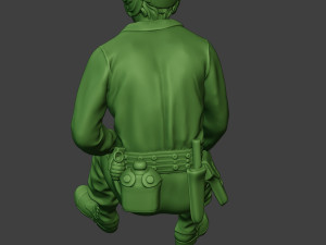 american tank crew unit ww2 sit4 atc1 Model Cetak 3D