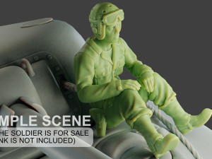 american tank crew unit ww2 sit5 atc1 Modèles 3D en vedette