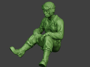 american tank crew unit ww2 sit5 atc1 Modèles 3D en vedette