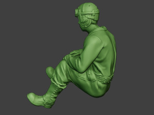 american tank crew unit ww2 sit5 atc1 Modèles 3D en vedette