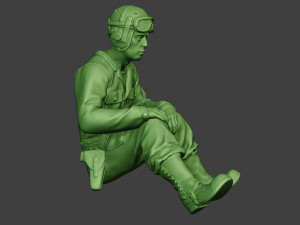 american tank crew unit ww2 sit5 atc1 Modèles 3D en vedette