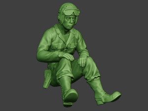 american tank crew unit ww2 sit5 atc1 Modèles 3D en vedette