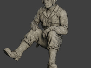 american tank crew unit ww2 sit5 atc1 Modèles 3D en vedette