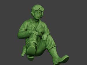 american tank crew unit ww2 sit5 atc1 Modèles 3D en vedette