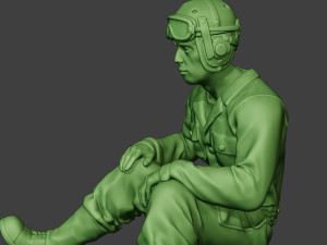 american tank crew unit ww2 sit5 atc1 Modèles 3D en vedette