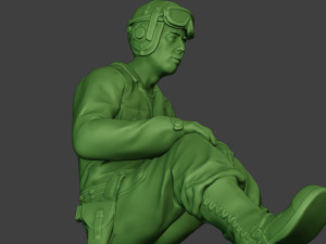 american tank crew unit ww2 sit5 atc1 Modèles 3D en vedette