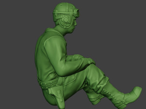 american tank crew unit ww2 sit5 atc1 Modèles 3D en vedette