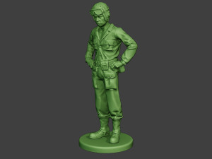 american tank crew unit ww2 stand atc1 3D 打印模型