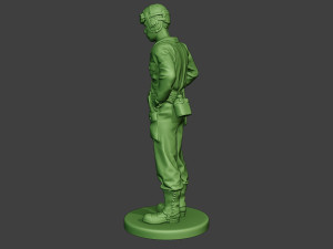 american tank crew unit ww2 stand atc1 3D 打印模型