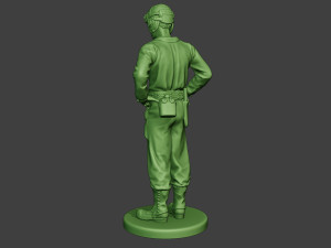 american tank crew unit ww2 stand atc1 3D 打印模型