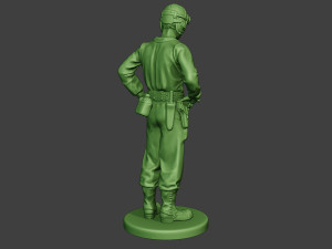 american tank crew unit ww2 stand atc1 3D 打印模型