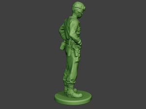 american tank crew unit ww2 stand atc1 3D 打印模型