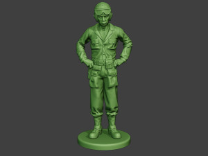 american tank crew unit ww2 stand atc1 3D 打印模型