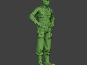 american tank crew unit ww2 stand atc1 3D 打印模型