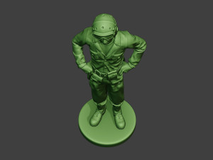 american tank crew unit ww2 stand atc1 3D 打印模型