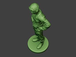 american tank crew unit ww2 stand atc1 3D 打印模型