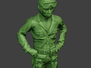 american tank crew unit ww2 stand atc1 3D 打印模型