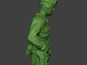 american tank crew unit ww2 stand atc1 3D 打印模型