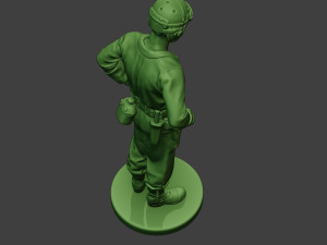 american tank crew unit ww2 stand atc1 3D 打印模型