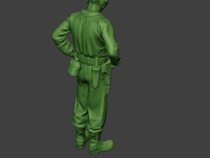 american tank crew unit ww2 stand atc1 3D 打印模型