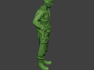 american tank crew unit ww2 stand atc1 3D 打印模型