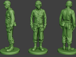 american tank crew unit ww2 stand2 atc1 3D Print Model