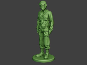 american tank crew unit ww2 stand2 atc1 3D 打印模型