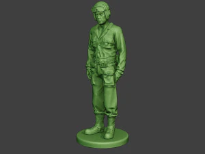 american tank crew unit ww2 stand2 atc1 3D Print Model