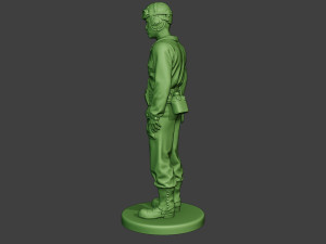 american tank crew unit ww2 stand2 atc1 3D 打印模型