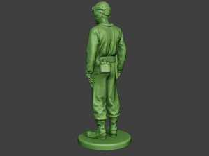 american tank crew unit ww2 stand2 atc1 3D 打印模型